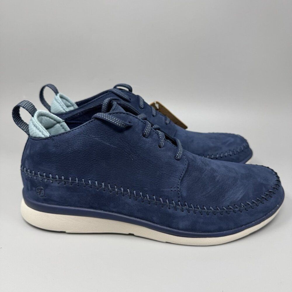 Superfeet NEW Women’s OLYMPIA Navy Lace Up Sneaker Boots Size 9.5  Comfy Boot